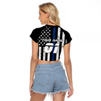 Personalized Motocross Rider Raglan Cropped T Shirt with Splash Pattern and Dirt Bike Jump Illustration - Wonder Print Shop