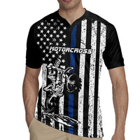 Personalized Motocross Rider Rugby Jersey with Splash Pattern and Dirt Bike Jump Illustration - Wonder Print Shop