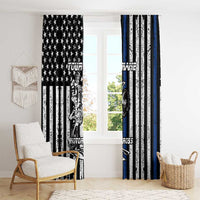Personalized Motocross Rider Window Curtain with Splash Pattern and Dirt Bike Jump Illustration - Wonder Print Shop