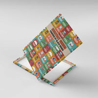 Everyday Genius Powered by Black Minds Canvas Wall Art with Colorful Invention Icons Pattern - Wonder Print Shop