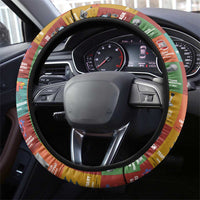 Everyday Genius Powered by Black Minds Steering Wheel Cover with Colorful Invention Icons Pattern - Wonder Print Shop