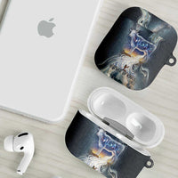 Hesat Celestial Cow Egyptian AirPods Case with Mythic Sky Motif in Cosmic Theme