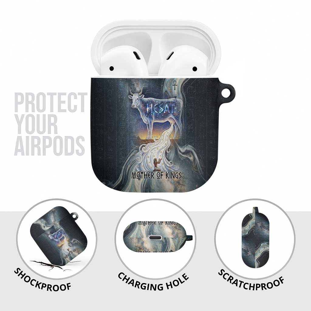 Hesat Celestial Cow Egyptian AirPods Case with Mythic Sky Motif in Cosmic Theme