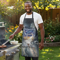 Hesat Celestial Cow Egyptian Apron with Mythic Sky Motif in Cosmic Theme