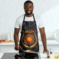 Hesat Solar Horn Symbol Apron Egyptian Cosmic Cow in Starry Milky Way
