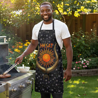 Hesat Solar Horn Symbol Apron Egyptian Cosmic Cow in Starry Milky Way