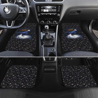 Hesat Solar Horn Symbol Car Mats Egyptian Cosmic Cow in Starry Milky Way