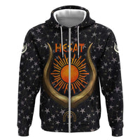 Hesat Solar Horn Symbol Hoodie Egyptian Cosmic Cow in Starry Milky Way