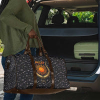 Hesat Solar Horn Symbol Travel Bag Egyptian Cosmic Cow in Starry Milky Way