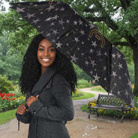 Hesat Solar Horn Symbol Umbrella Egyptian Cosmic Cow in Starry Milky Way