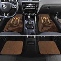 Imenet Sunlit Temple Columns Car Mats with Ancient Egyptian Offering Scene