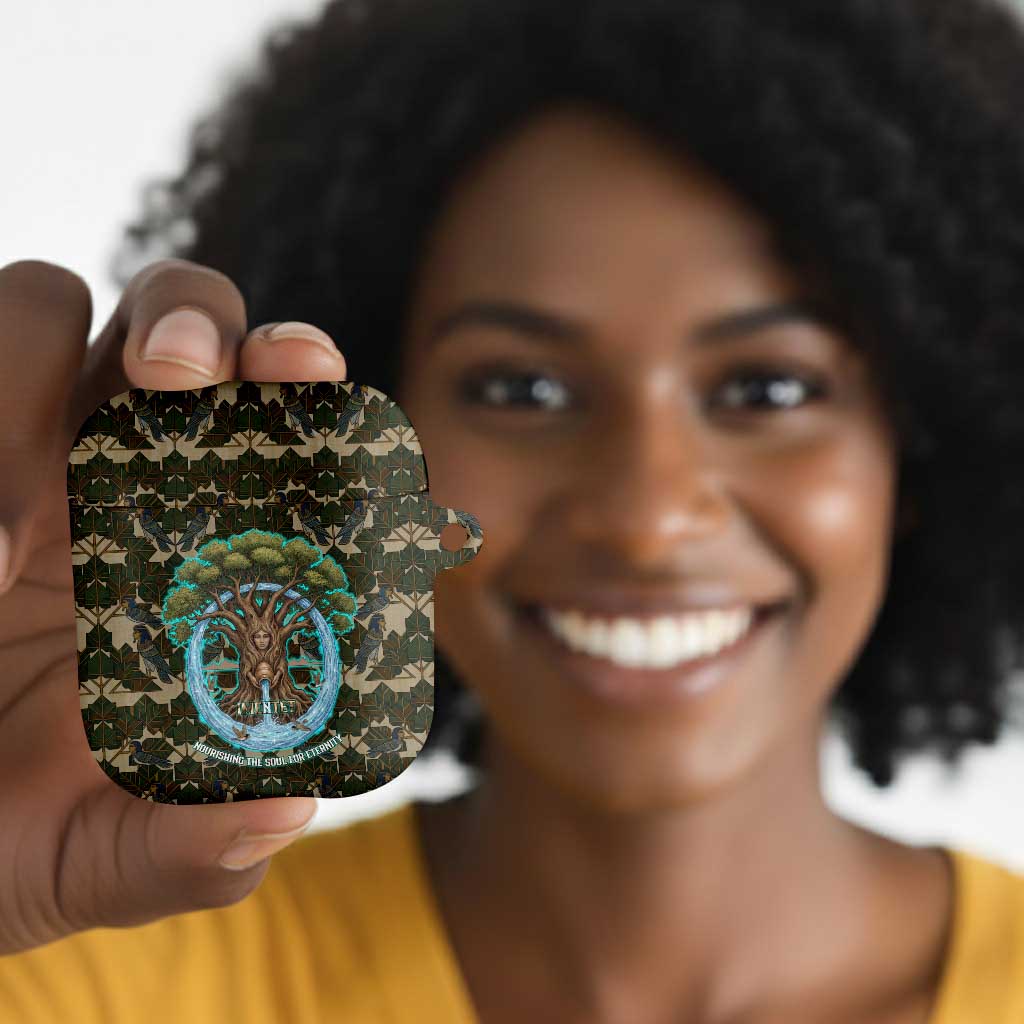 Imentet Egyptian AirPods Case with Eye of Horus and Eternal Tree in Afterlife