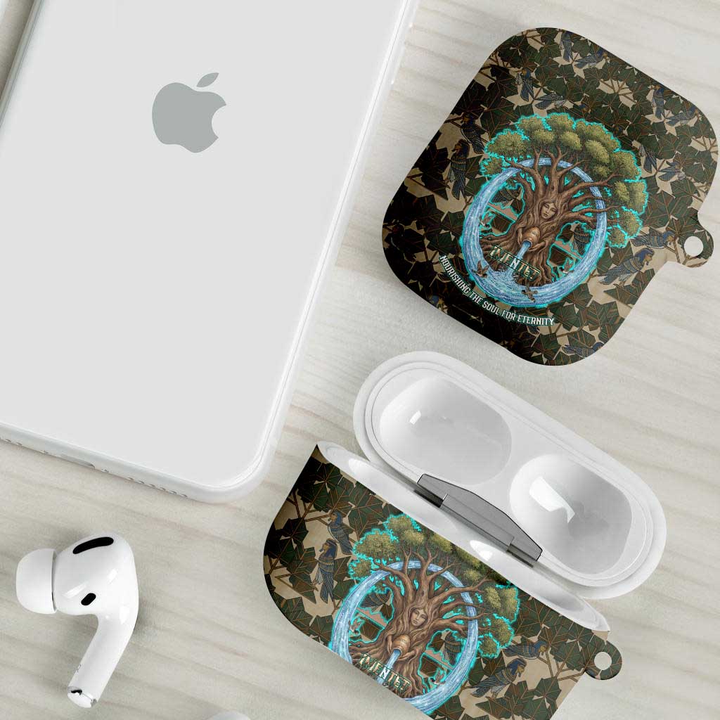Imentet Egyptian AirPods Case with Eye of Horus and Eternal Tree in Afterlife
