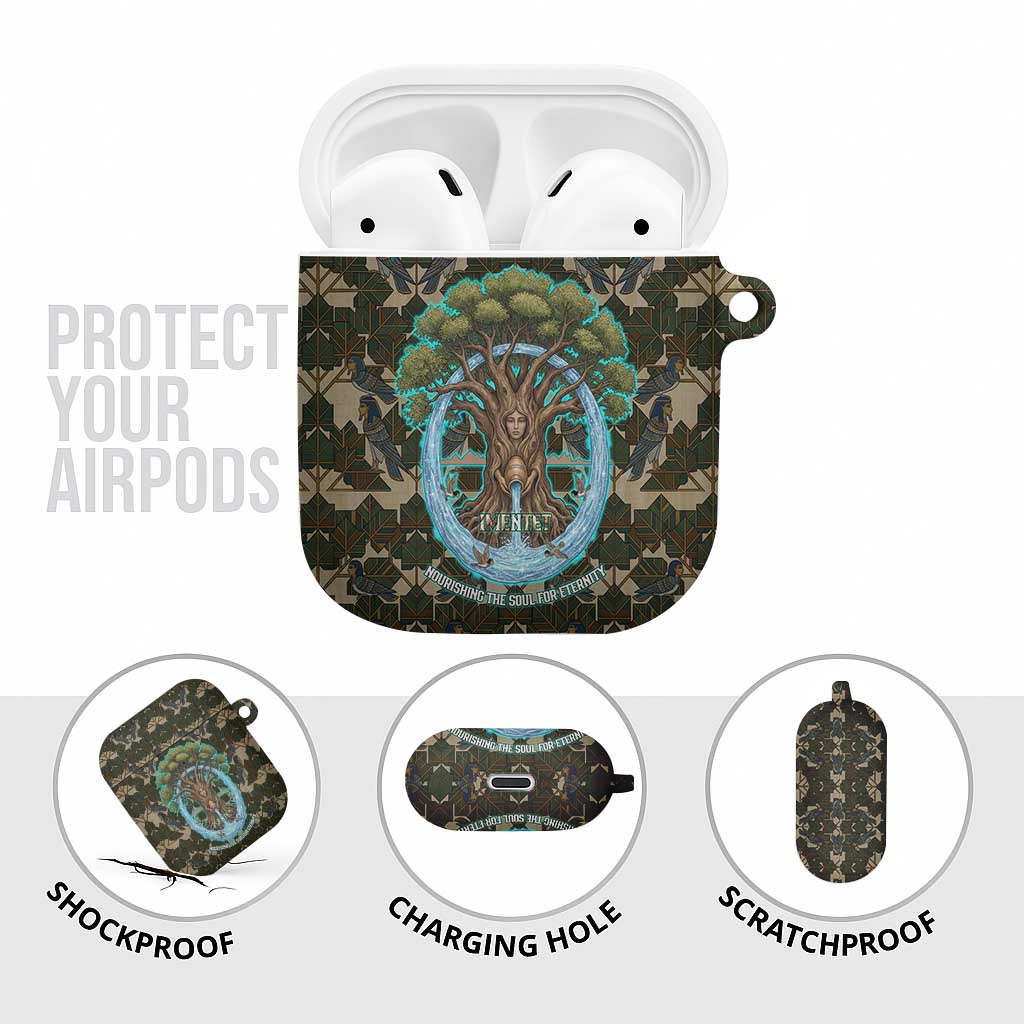 Imentet Egyptian AirPods Case with Eye of Horus and Eternal Tree in Afterlife