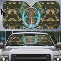 Imentet Egyptian Auto Sun Shade with Eye of Horus and Eternal Tree in Afterlife
