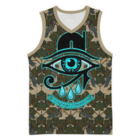 Imentet Egyptian Basketball Jersey with Eye of Horus and Eternal Tree in Afterlife