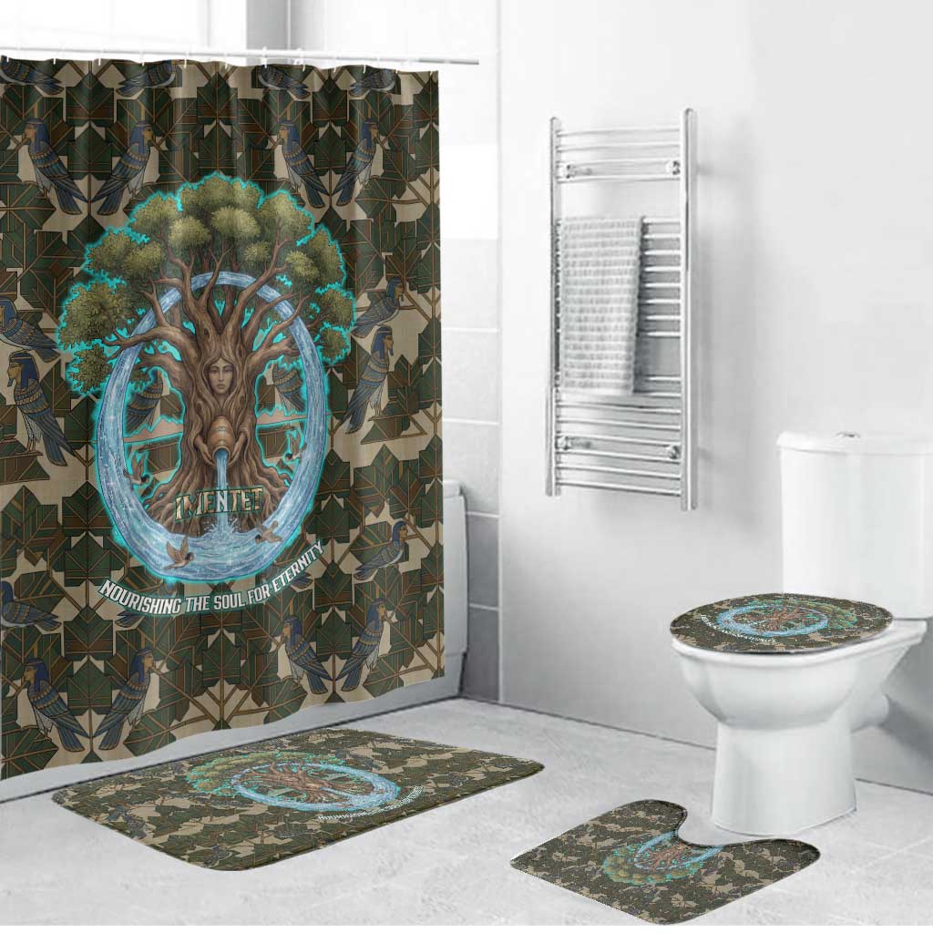 Imentet Egyptian Bathroom Set with Eye of Horus and Eternal Tree in Afterlife