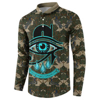 Imentet Egyptian Button Sweatshirt with Eye of Horus and Eternal Tree in Afterlife