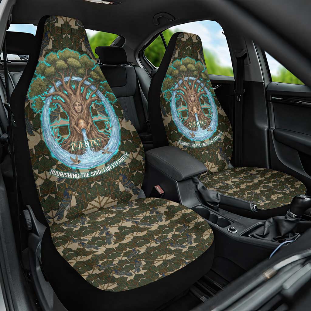 Imentet Egyptian Car Seat Cover with Eye of Horus and Eternal Tree in Afterlife