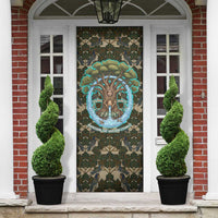 Imentet Egyptian Door Cover with Eye of Horus and Eternal Tree in Afterlife