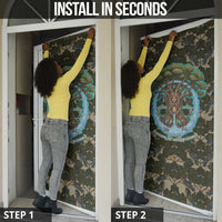 Imentet Egyptian Door Cover with Eye of Horus and Eternal Tree in Afterlife