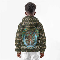 Imentet Egyptian Kid Hoodie with Eye of Horus and Eternal Tree in Afterlife