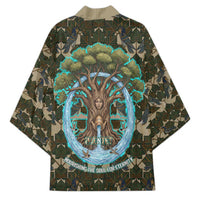 Imentet Egyptian Kimono with Eye of Horus and Eternal Tree in Afterlife