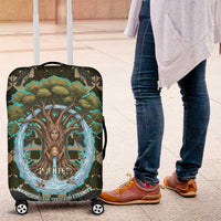 Imentet Egyptian Luggage Cover with Eye of Horus and Eternal Tree in Afterlife