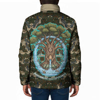 Imentet Egyptian Padded Jacket with Eye of Horus and Eternal Tree in Afterlife