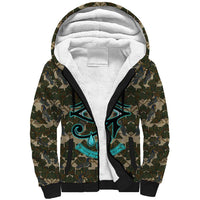 Imentet Egyptian Sherpa Hoodie with Eye of Horus and Eternal Tree in Afterlife