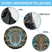Imentet Egyptian Spare Tire Cover with Eye of Horus and Eternal Tree in Afterlife