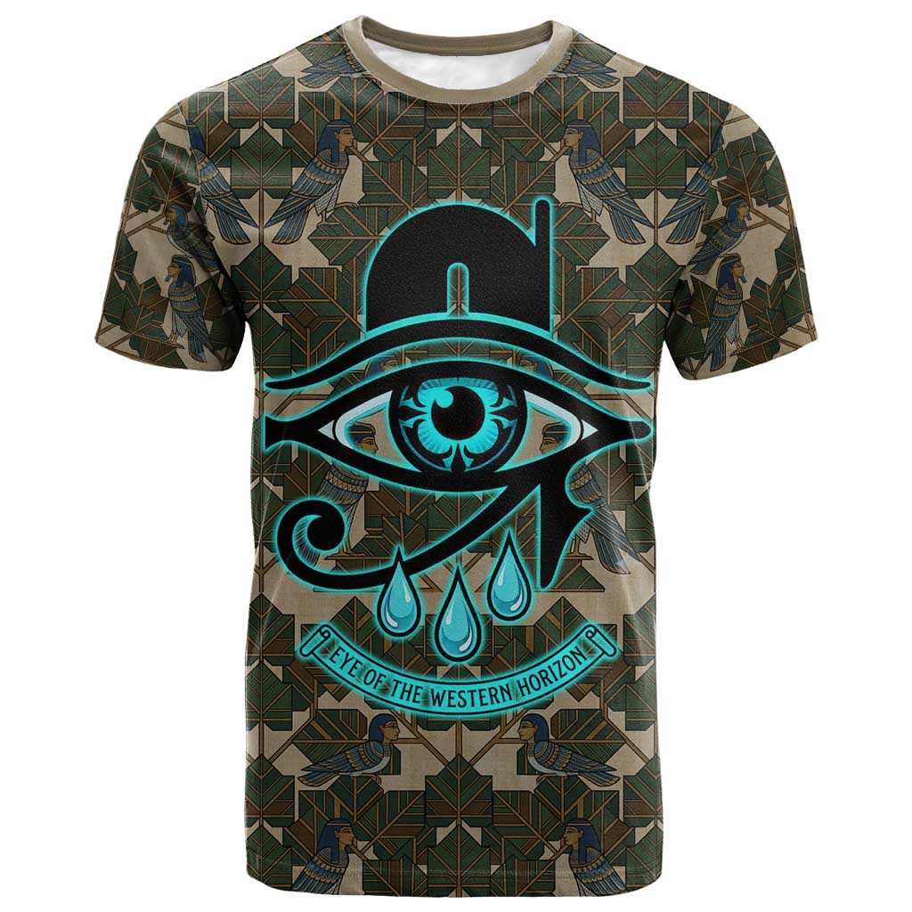 Imentet Egyptian T shirt with Eye of Horus and Eternal Tree in Afterlife