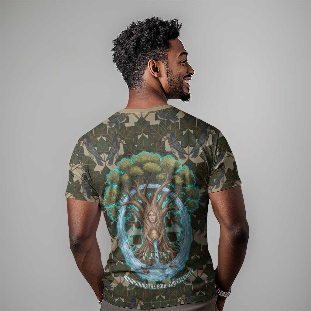 Imentet Egyptian T shirt with Eye of Horus and Eternal Tree in Afterlife