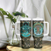 Imentet Egyptian Tumbler With Handle with Eye of Horus and Eternal Tree in Afterlife