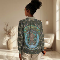 Imentet Egyptian Women Casual Shirt with Eye of Horus and Eternal Tree in Afterlife