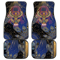 Isis Ankh Symbol Car Mats with Celestial Wings in Ancient Egyptian Cosmic