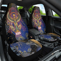 Isis Ankh Symbol Car Seat Cover with Celestial Wings in Ancient Egyptian Cosmic