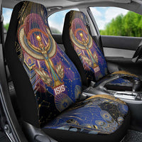 Isis Ankh Symbol Car Seat Cover with Celestial Wings in Ancient Egyptian Cosmic