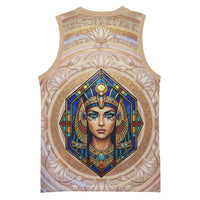 Isis Basketball Jersey with Falcon Symbol and Sacred Geometry in Egyptian