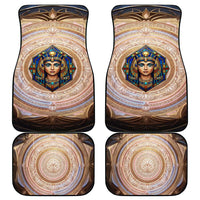 Isis Car Mats with Falcon Symbol and Sacred Geometry in Egyptian