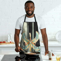 Ma’at Feather Egyptian Apron with Scales Symbolizing Truth and Cosmic Balance