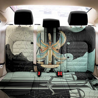 Ma’at Feather Egyptian Back Car Seat Cover with Scales Symbolizing Truth and Cosmic Balance
