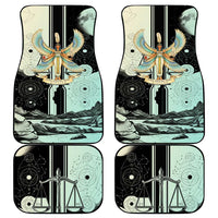Ma’at Feather Egyptian Car Mats with Scales Symbolizing Truth and Cosmic Balance