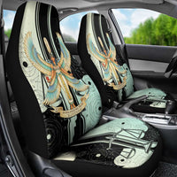 Ma’at Feather Egyptian Car Seat Cover with Scales Symbolizing Truth and Cosmic Balance