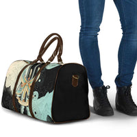 Ma’at Feather Egyptian Travel Bag with Scales Symbolizing Truth and Cosmic Balance