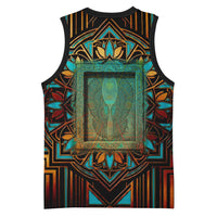 Ma’at Eye of Horus Basketball Jersey Egyptian Feather Celebrating Truth
