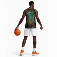 Ma’at Eye of Horus Basketball Jersey Egyptian Feather Celebrating Truth