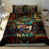 Ma’at Eye of Horus Bedding Set Egyptian Feather Celebrating Truth
