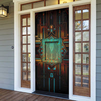 Ma’at Eye of Horus Door Cover Egyptian Feather Celebrating Truth