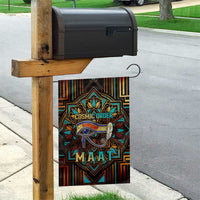 Ma’at Eye of Horus Garden Flag Egyptian Feather Celebrating Truth